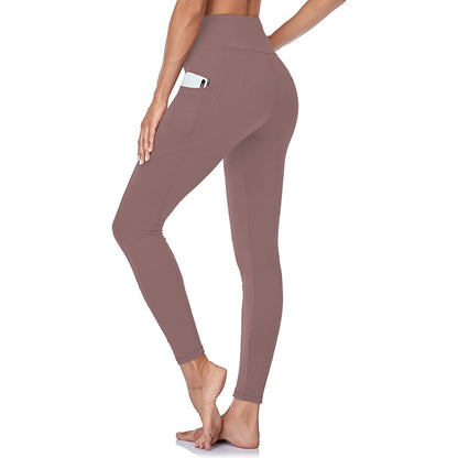 High Waist Belly Contracting Yoga Pants Soft Sports Abdominal Pants
