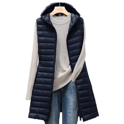 Fall Winter Hooded Korean Lightweight Down Jacket