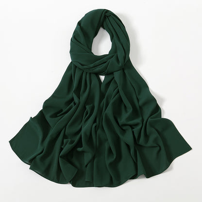 Corner Cathetus All-match Chiffon Headcloth