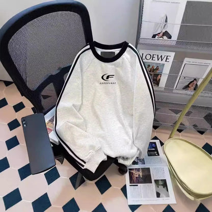 Fashion Brand Autumn And Winter Round Neck Long Sleeve Top