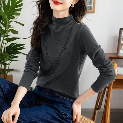 Half Turtleneck Bottoming Shirt Women's
