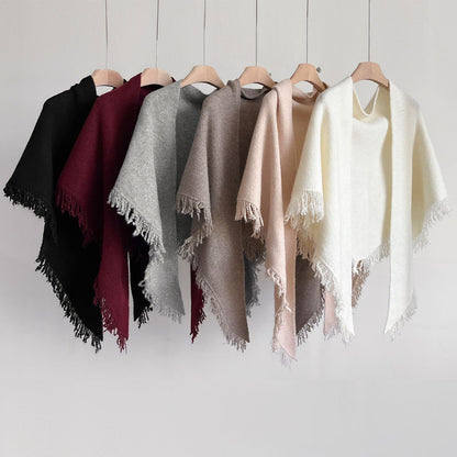 Autumn And Winter Solid Color All-match Warm Scarf