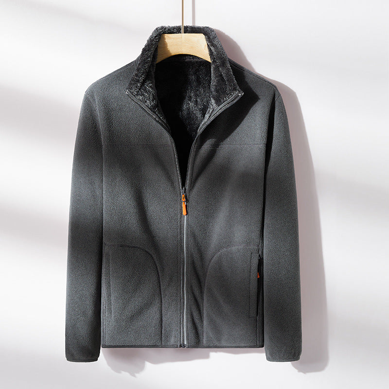 Fashion Outdoor Polar Fleece Double-sided Coral Fleece Jacket