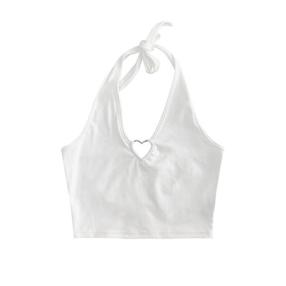 Spice Girl Metal Heart Hollow Neck Sling