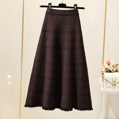 High Waist Swing Dress Over The Knee A- Line