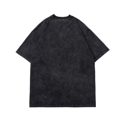 Men's Fashion Casual Round Neck Five-part Sleeve Top