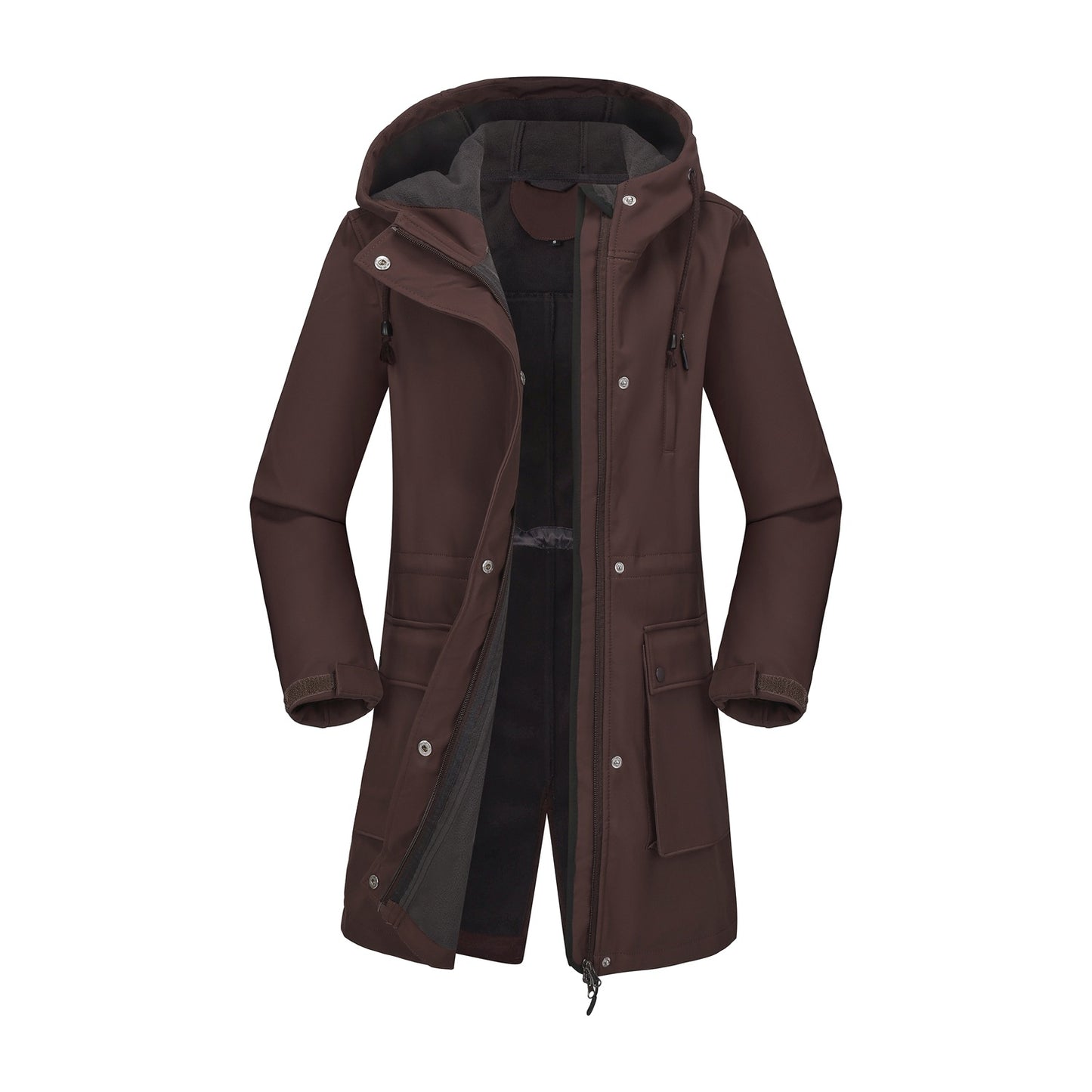 Autumn And Winter Soft Shell Jacket Women's Rain-proof Hooded Women's Raincoat