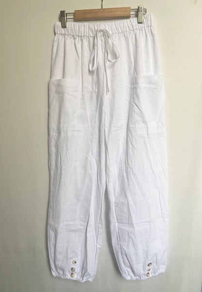 Women's Casual Nine-point Pants Wide Leg