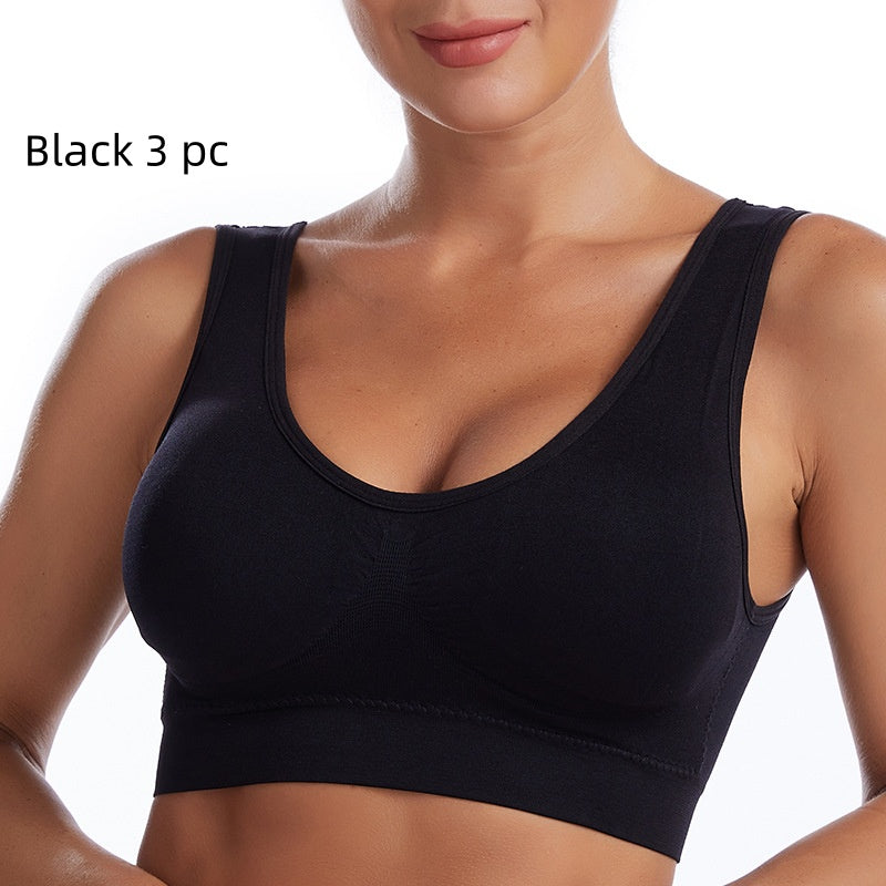 Women's Running Shockproof Push Up Sports Bra