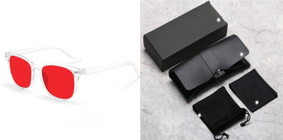 Anti-blue Light UV Protection Red Light Glasses