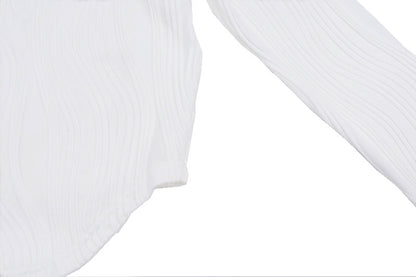 New French Design Pleated Top