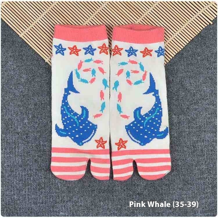 Two-toe Socks Split Toe Women's Cotton Socks