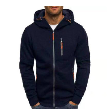 Casual Jacquard Sweater Cardigan Hooded Jacket