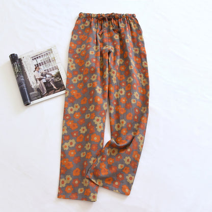 Women's Cotton Thin Home Casual Pants