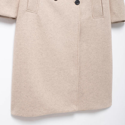 Women's Fashion Solid Color Soft Loose Overcoat Coat