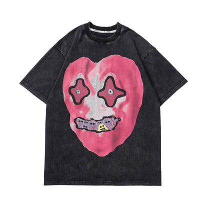 Men's Fashion Casual Round Neck Five-part Sleeve Top