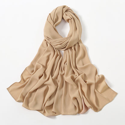 Corner Cathetus All-match Chiffon Headcloth