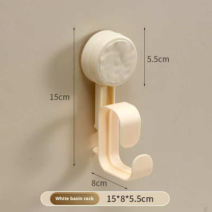 Sucker Hook-Five Hook Model-Length 14cm-White-1 piece