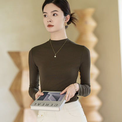 Turtleneck Bottoming Shirt Women's Top Women's Long Sleeve