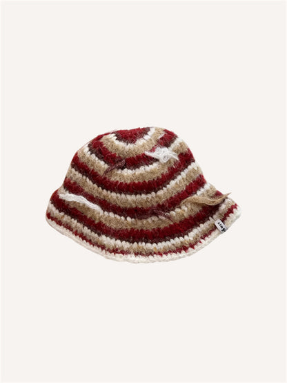 Atmosphere Hand-knitted Colorful Fisherman's Hat
