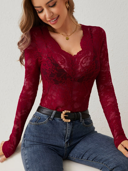 Women's New Fashion Underwear Long Sleeved Top