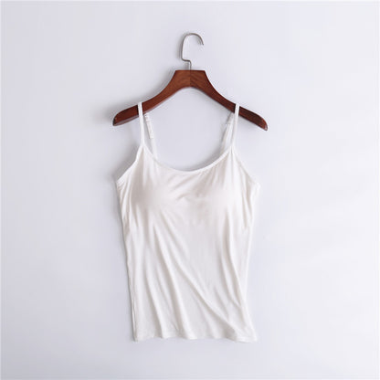 Women's Camisole With Chest Pads Without Wire Cups