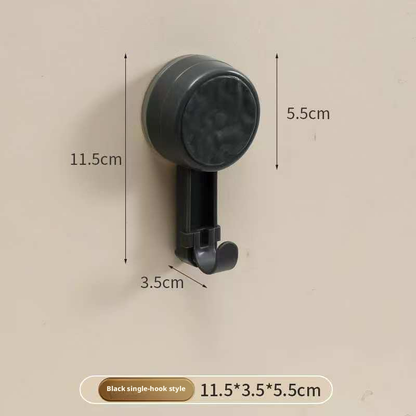 Sucker Hook-Five Hook Model-Length 14cm-White-1 piece