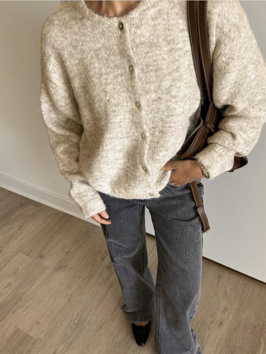 Fashion Personality Women's Vintage Wool Sweater Coat