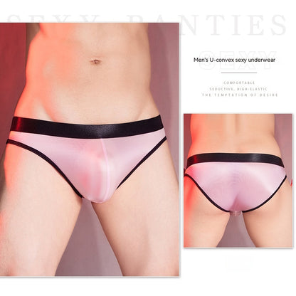 Men's Shiny High Elastic Comfortable And Breathable Underwear