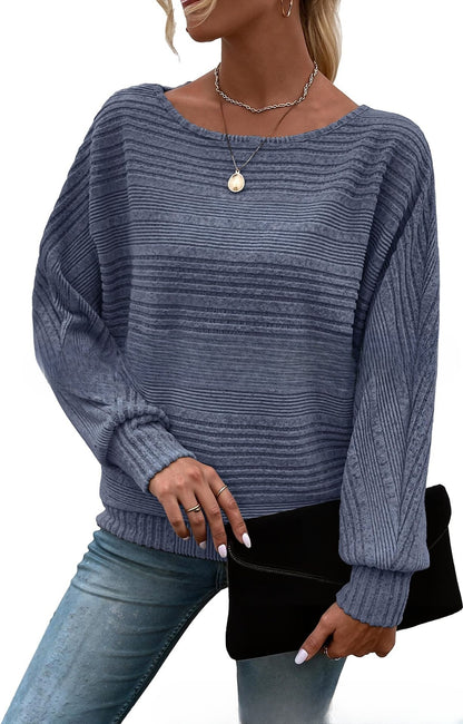 Women's Round Neck Splicing Pullover Top T-shirt
