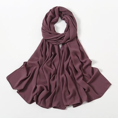 Corner Cathetus All-match Chiffon Headcloth