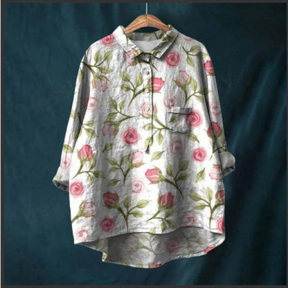 Women's Loose Crew Neck Casual T-shirt