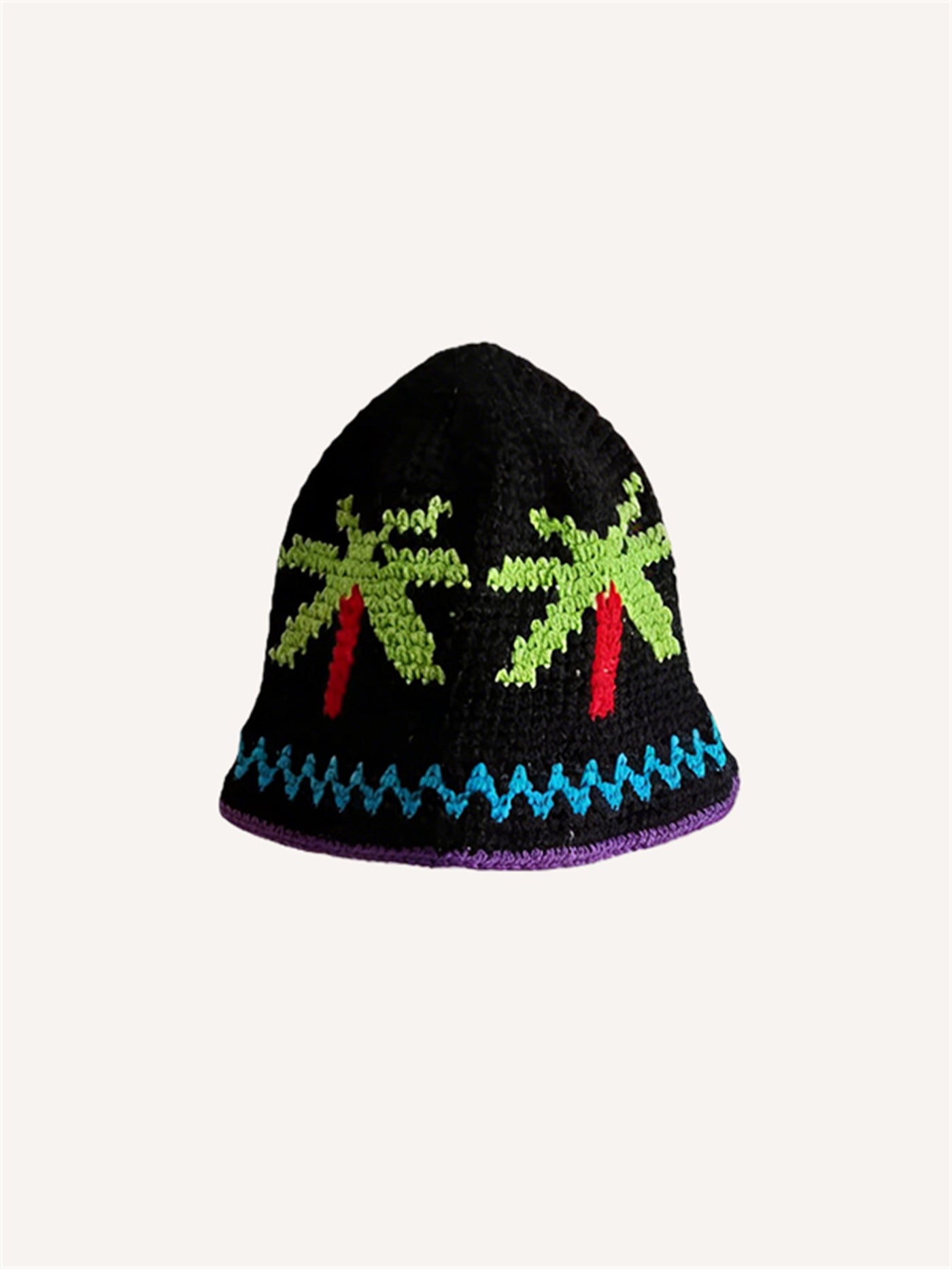 Atmosphere Hand-knitted Colorful Fisherman's Hat