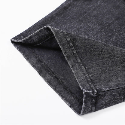 Men's Fashion Casual Round Neck Five-part Sleeve Top