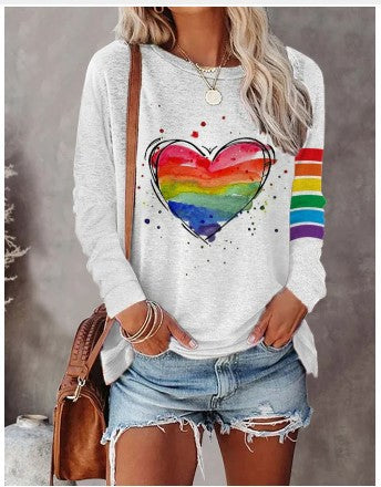 Women's Fashion Casual Monogram Top