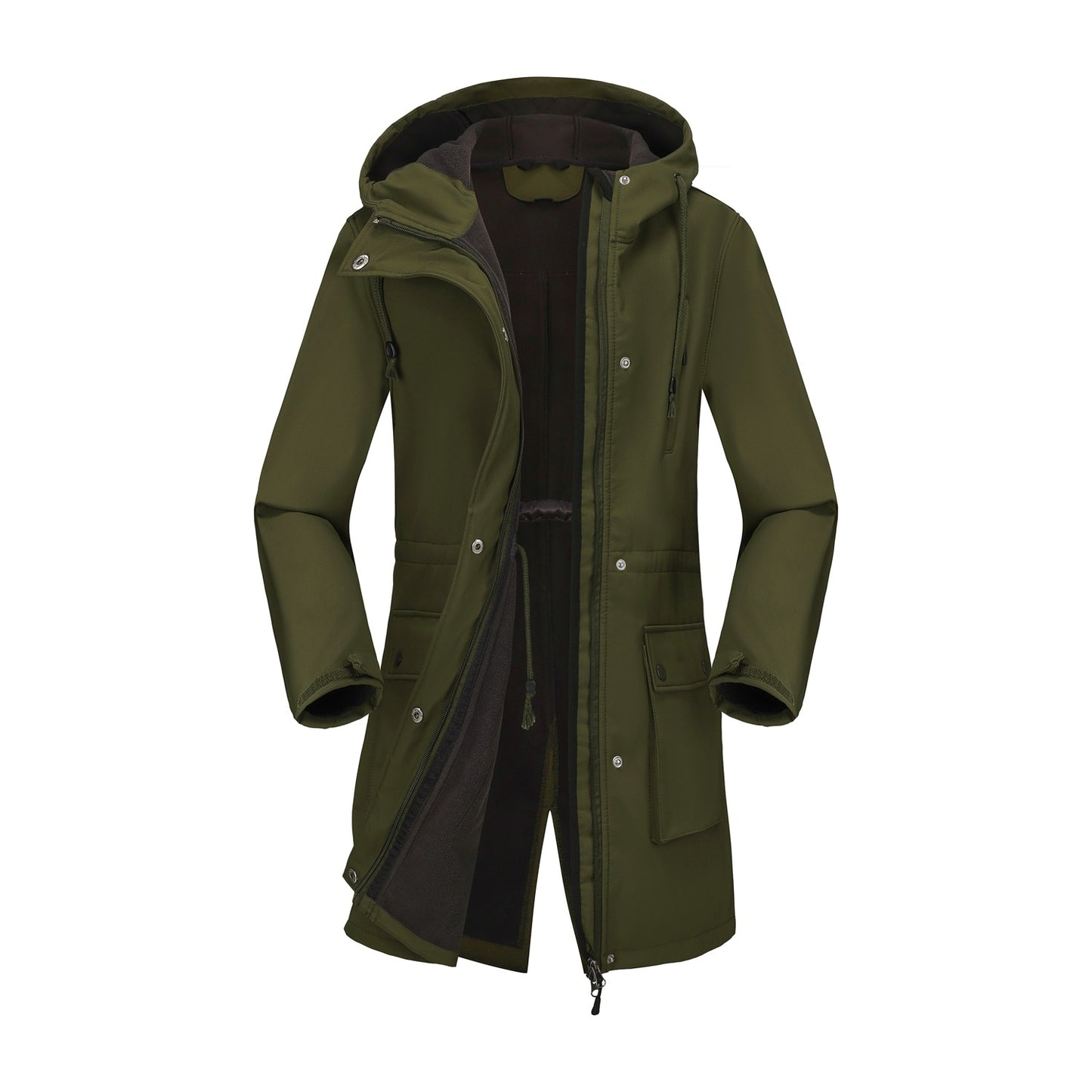 Autumn And Winter Soft Shell Jacket Women's Rain-proof Hooded Women's Raincoat