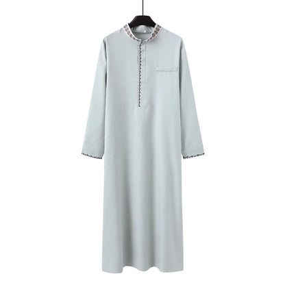 Muslim Men's Clothing Loose Lapel Fashion Robe