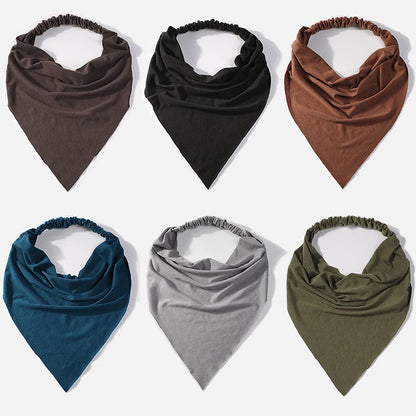 Triangle Shawl Women's Pure Color Comfort All-match High Elastic