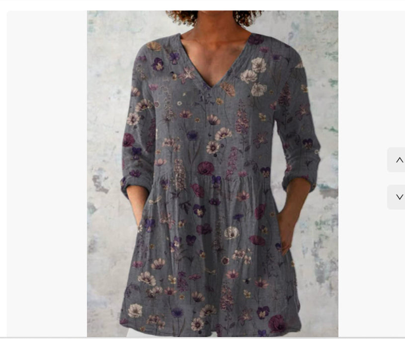 Women's Shirt Pocket Creative Fish Pattern Vacation Style Top