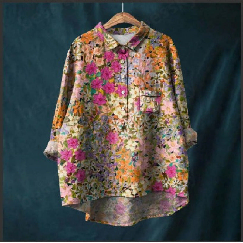Women's Loose Crew Neck Casual T-shirt