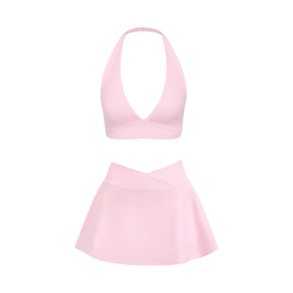 Shockproof High Elastic Brushed Fitness Tennis Skirt