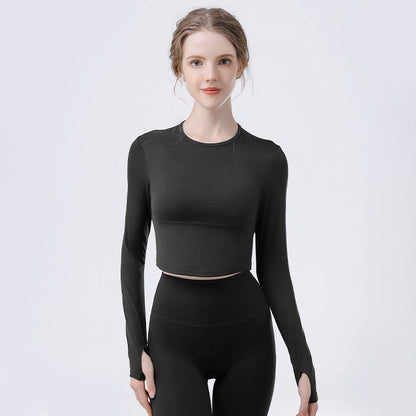 Yoga Clothing Top Women's Sports T-shirt Long Sleeve